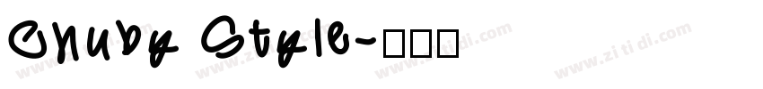 Chuby Style字体转换
